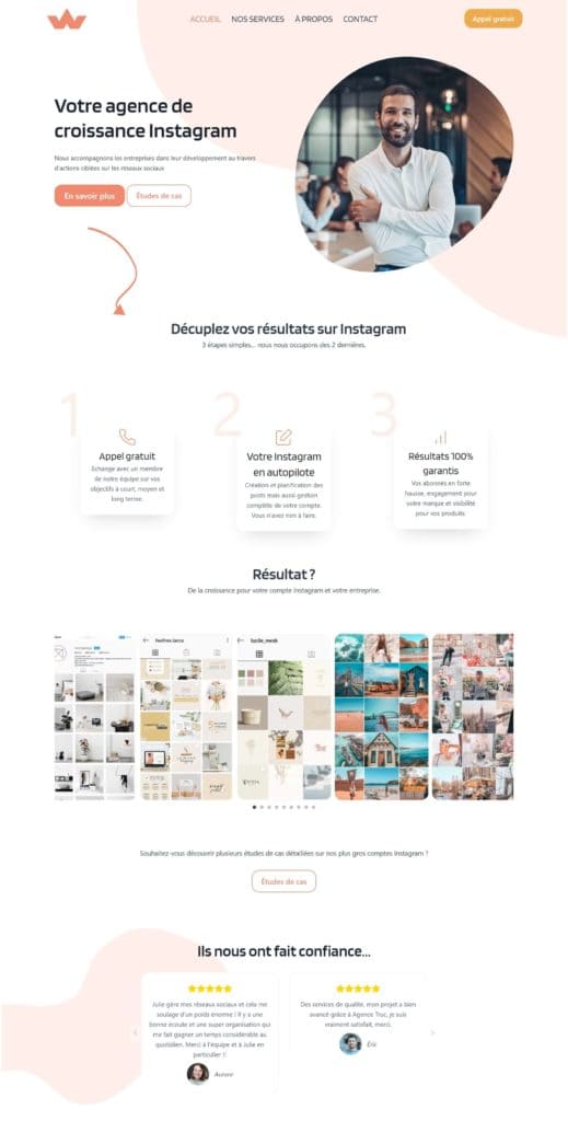 WP OUBAALI Agence Croissance Instagram